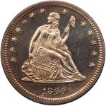 1860 Liberty Seated Quarter Dollar