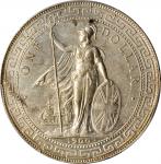 1900-B年英国贸易银元站洋一圆银币。孟买铸币厂。GREAT BRITAIN. Trade Dollar, 1900-B. Bombay Mint. PCGS AU-58 Gold Shield.