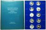 United States, complete set of 50 silver medals, struck in 1976 to commemorate the bi-centenary of t