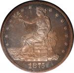 1875 Trade Dollar. Type I/I. Proof-65 (NGC).