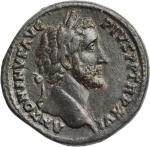 ANTONINUS PIUS, A.D. 138-161. AE Sestertius (31.09 gms), Rome Mint, A.D. 152-153. EXTREMELY FINE.