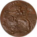 GREECE. Olympic Games Participants Bronze Medal, 1896. PCGS SPECIMEN-63.