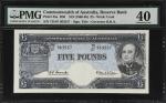 AUSTRALIA. Reserve Bank of Australia. 5 Pounds, ND (1960-65). P-35a. PMG Extremely Fine 40.