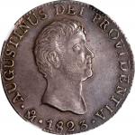 MEXICO. 8 Reales, 1823-Mo. Mexico City Mint. Augustin I Iturbide. NGC AU-53.