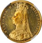 GREAT BRITAIN. Sovereign, 1887. London Mint. Victoria. NGC PROOF-61 Cameo.