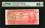 CANADA. Bank of Canada. 50 Dollars, 1975. BC-51b. PMG Gem Uncirculated 66 EPQ*.