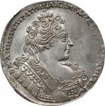 RUSSIA. Ruble, 1732. Moscow (Kadashevsky) Mint. Anna. NGC Unc Details--Cleaned.
