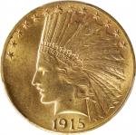 1915-S印第安鹰金币 PCGS UNC Details 1915-S Indian Eagle
