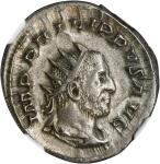 PHILIP I, A.D. 244-249. AR Double-Denarius (Antoninianus), Rome Mint. NGC Ch EF.