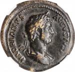 HADRIAN, A.D. 117-138. AE Dupondius (14.26 gms), Rome Mint, A.D. 132-134. NGC Ch VF, Strike: 4/5 Sur