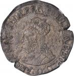 IRELAND. Shilling, ND (1558). Elizabeth I (1558-1603). NGC VF-25.