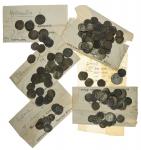 Netherlands, for use in Ceylon, 6-Stuiver (1), Double Stuivers (21) and Stuivers (142), found in Cey
