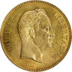 VENEZUELA. 100 Bolivares, 1888. Caracas Mint. PCGS MS-62.