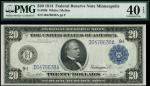 x United States of America, Federal Reserve, $20, Minneapolis, 1914, serial number I6478638A, blue s