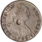 GREAT BRITAIN. Great Britain - Peru. Dollar, ND (1797). George III. PCGS Genuine--Cleaned, AU Detail
