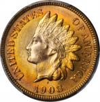 1908-S Indian Cent. MS-66 RD (PCGS).