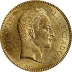 VENEZUELA. 100 Bolivares, 1889. Caracas Mint. PCGS MS-61.