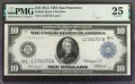 Fr. 948. 1914 $10 Federal Reserve Note. San Francisco. PMG Very Fine 25.