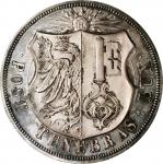 SWITZERLAND. Geneva. 10 Francs, 1848. NGC MS-61.