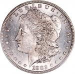 1882, 1888 及 1899-O美国1元一组3枚，分别评PCGS MS62, MS63 及 MS61