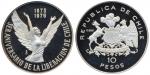 Coins, Chile. 10 pesos 1976