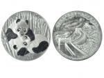 2014年第二届中国熊猫金银币收藏博览会纪念银章，重量1盎司