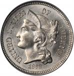 1868 Nickel Three-Cent Piece. MS-63 (PCGS). CAC.