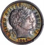 1893 Barber Dime. Proof-66+ (PCGS). CAC.