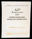 Stack’s. 65th Anniversary Sale. United States Gold, Silver and Copper Coins. October 17-19, 2000. Ne