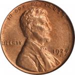 1924-S Lincoln Cent. MS-65 RD (PCGS). OGH.