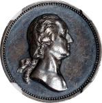 Undated (ca. 1869) U.S. Mint Washington - Lincoln Medalet. By Anthony C. Paquet and William Barber. 
