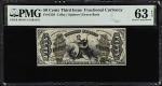 Fr. 1358. 50 Cents. Third Issue. PMG Choice Uncirculated 63 EPQ.