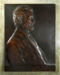 1907 Lincoln Birth Centennial Plaque. By Victor David Brenner. Cunningham 24-060Bz, King-1146. Bronz