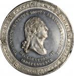 Undated (ca. 1876) Washington - John Hancock Signature Medal. White Metal. 42 mm. Musante GW-825, Ba