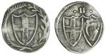 Commonwealth (1649-60), Halfgroat, 0.94g, shield with cross of St. George within wreath of palm and 