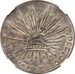 MEXICO. 8 Reales, 1870-Pi PS. San Luis Potosi Mint. NGC MS-61.