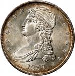 1837 Capped Bust Half Dollar. Reeded Edge. 50 CENTS. GR-9. Rarity-1. MS-61 (PCGS).