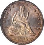 1873 Liberty Seated Quarter. Arrows. MS-64 (PCGS). OGH.
