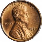 1922-D Lincoln Cent. MS-66 RD (PCGS).