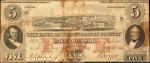 Norristown, Pennsylvania. Bank of Montgomery County. June 4, 1864. $5. Fine.