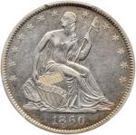 1860-O Liberty Seated Half Dollar. AU Details--Cleaned (PCGS).