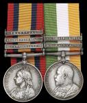 x Pair: Lieutenant-Colonel C. G. S. McAlester, Royal Scots Fusiliers, Clan Chief of McAlester  Queen