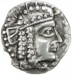 YUEH CHI: Anonymous, after 130 BC, AR tetradrachm (8.82g), Mitch-IG-494, Alram-1229, Central Asian i