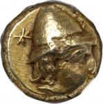 LESBOS. Mytilene. EL Hekte (2.55 gms), ca. 377-326 B.C.