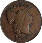 1795 Liberty Cap Half Cent. C-2a. Rarity-3. Lettered Edge, Punctuated Date. VF-20 (PCGS). OGH.