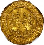 SPAIN. Castellano, ND (1475-97)-S. Seville Mint. Ferdinand & Isabella (1474-1504). NGC MS-62.