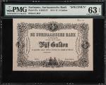 SURINAME. De Surinaamsche Bank. 5 Gulden, ND (1911-15 but handwritten date Dec 15). P-67s. Specimen.