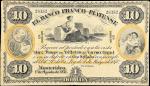 URUGUAY. Banco Franco Platense. 10 Pesos, 1871. P-S172b. Very Fine.