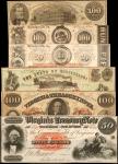 Lot of (6) Mixed Obsolete Notes. Very Fine to Uncirculated.