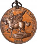 Harvard University. "1866" Harvard Advocate Medal. Bronze. 38 mm. MS-65 BN (NGC).